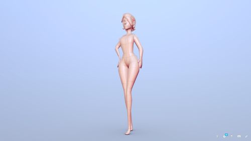 Mary Female Base Mesh preview image